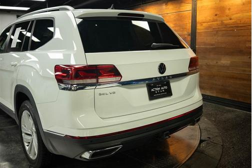 Pure White 2021 Volkswagen Atlas 3.6 V6 SEL