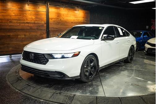 White 2024 Honda Accord Hybrid Sport-L