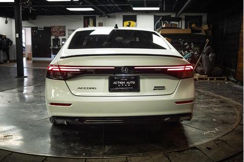White 2024 Honda Accord Hybrid Sport-L