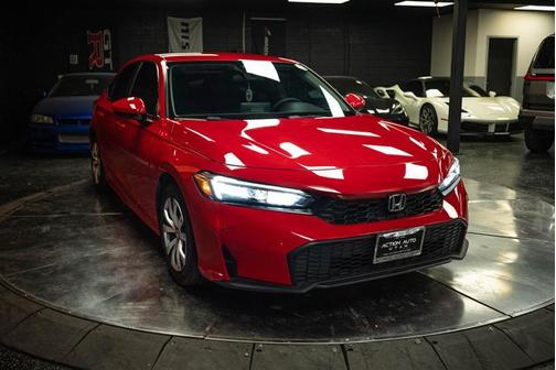 Red 2025 Honda Civic LX