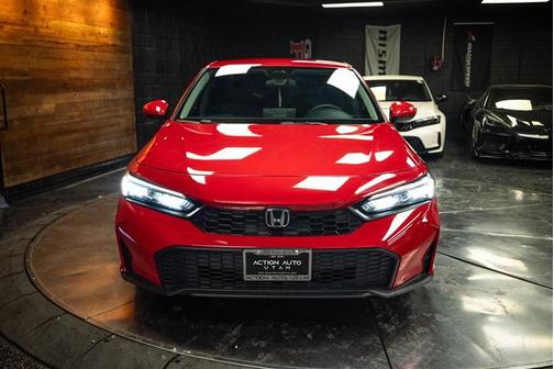 Red 2025 Honda Civic LX