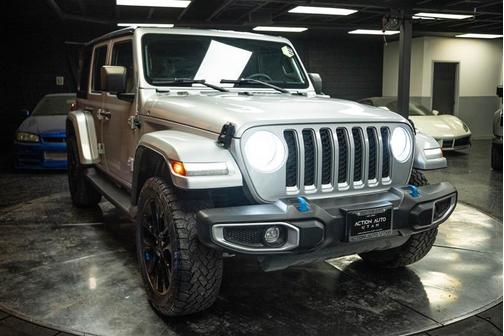 Silver 2023 Jeep Wrangler 4xe Sahara