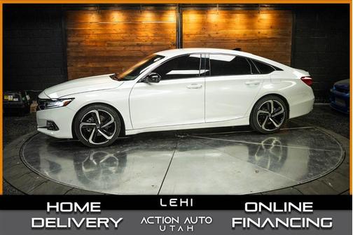 White 2022 Honda Accord Sport SE