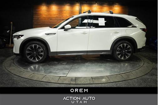 Rhodium White Metallic 2024 Mazda CX-90 Premium