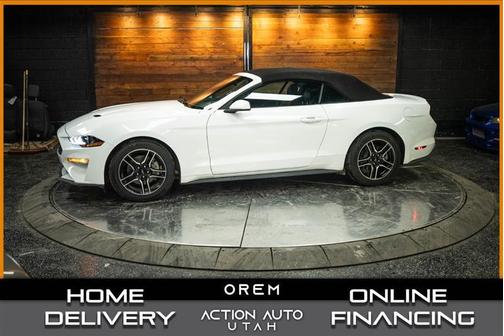 White 2023 Ford Mustang EcoBoost Premium