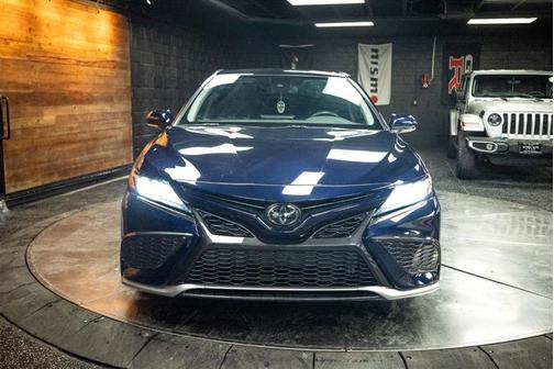 Blue 2022 Toyota Camry XSE