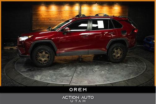 Red 2019 Toyota RAV4 Limited