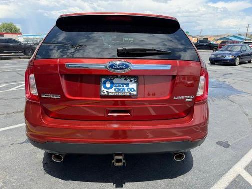 Orange 2014 Ford Edge Limited