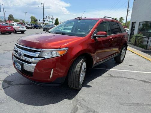 Orange 2014 Ford Edge Limited