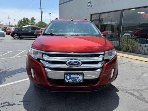 Orange 2014 Ford Edge Limited