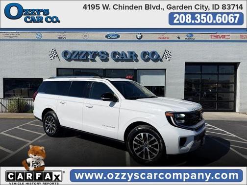 White 2025 Ford Expedition Max Platinum