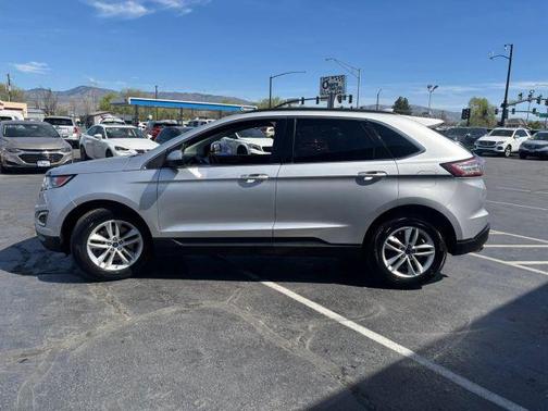 Silver 2015 Ford Edge SEL