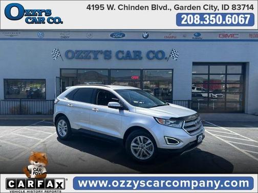 Silver 2015 Ford Edge SEL