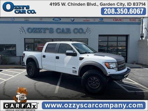 White 2013 Ford F-150 SVT Raptor