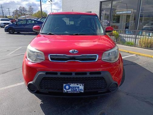 Red 2015 Kia Soul +