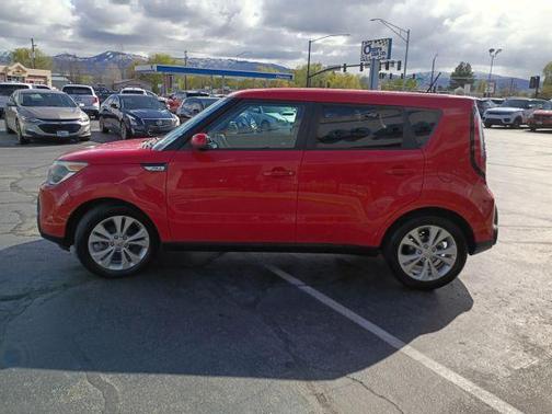 Red 2015 Kia Soul +