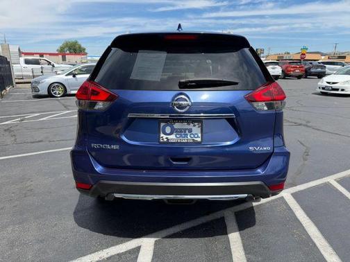 Blue 2018 Nissan Rogue SV