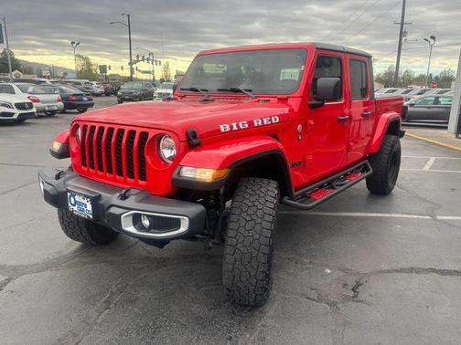 Red 2021 Jeep Gladiator Sport