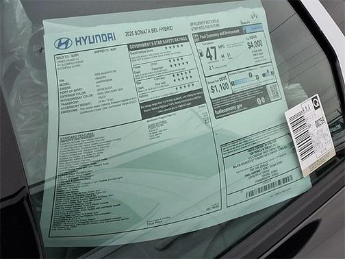 2025 Hyundai SONATA Hybrid SEL
