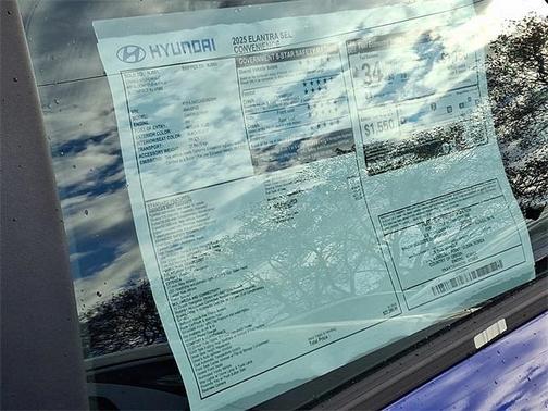 2025 Hyundai ELANTRA SEL Convenience