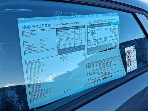 2026 Hyundai ELANTRA SEL Sport