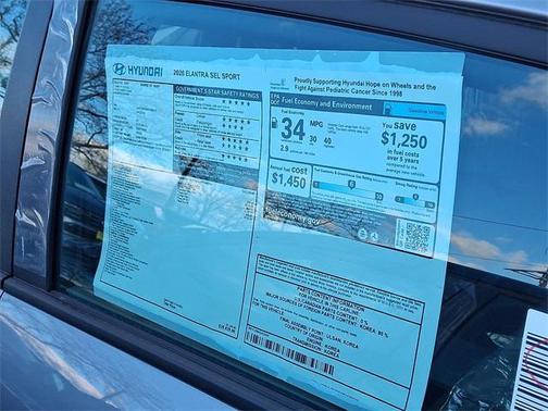 2026 Hyundai ELANTRA SEL Sport