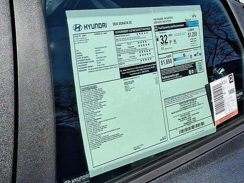 Gray 2026 Hyundai SONATA SE