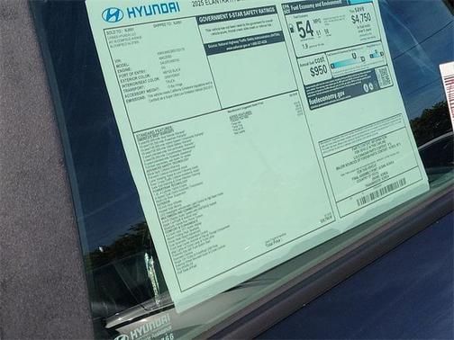 2025 Hyundai ELANTRA HEV Blue