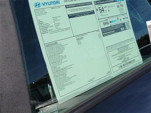 2025 Hyundai ELANTRA HEV Blue