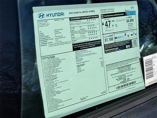 2025 Hyundai SONATA Hybrid Limited