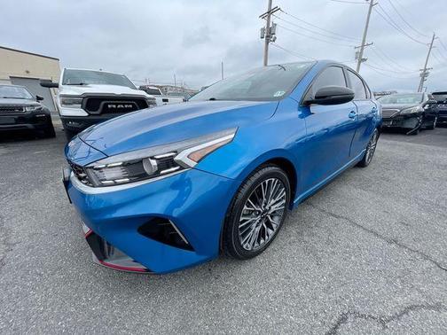Blue 2023 Kia Forte GT-Line
