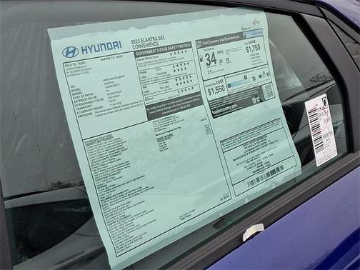 2025 Hyundai ELANTRA SEL Convenience