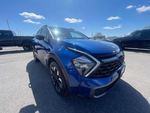 Sapphire Blue 2023 Kia Sportage X-Line