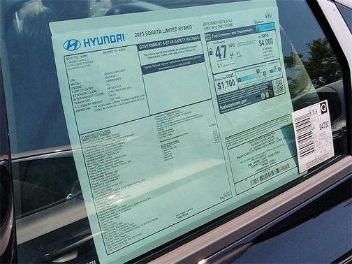 2025 Hyundai SONATA Hybrid Limited