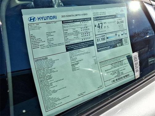 2025 Hyundai SONATA Hybrid Limited