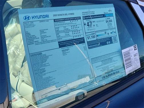 2025 Hyundai SONATA Hybrid SEL