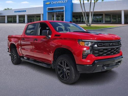 Red 2026 Chevrolet Silverado 1500 Custom Trail Boss