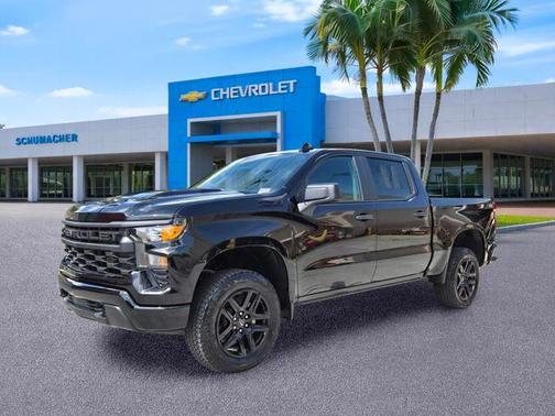 Black 2026 Chevrolet Silverado 1500 Custom Trail Boss