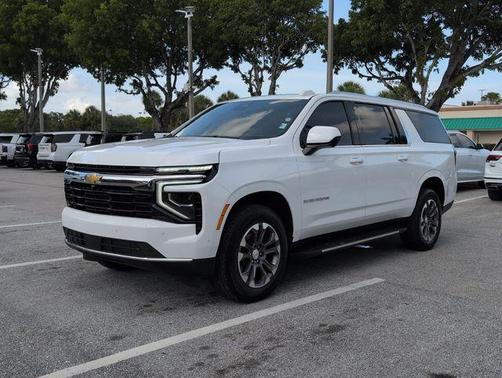 Summit White 2026 Chevrolet Suburban LS