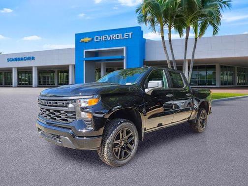 Black 2026 Chevrolet Silverado 1500 Custom Trail Boss