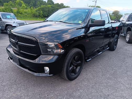 Black 2016 RAM 1500 4WD Quad Cab