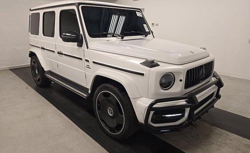 G MANUFAKTUR Moonlight White magno 2022 Mercedes-Benz AMG G 63 4MATIC
