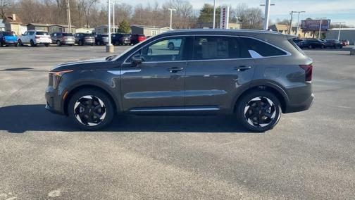 Gray 2026 Kia Sorento Hybrid EX