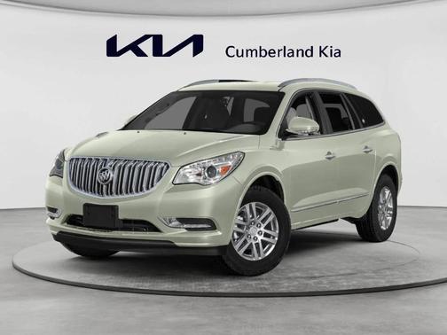 White Frost Tri-Coat 2017 Buick Enclave Leather