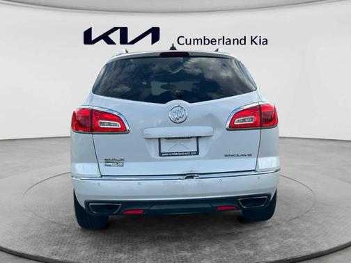 White Frost Tri-Coat 2017 Buick Enclave Leather