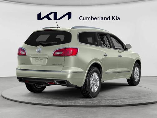 White Frost Tri-Coat 2017 Buick Enclave Leather
