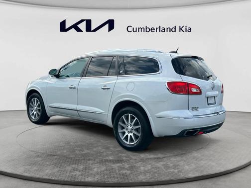 White Frost Tri-Coat 2017 Buick Enclave Leather