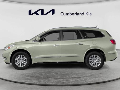 White Frost Tri-Coat 2017 Buick Enclave Leather