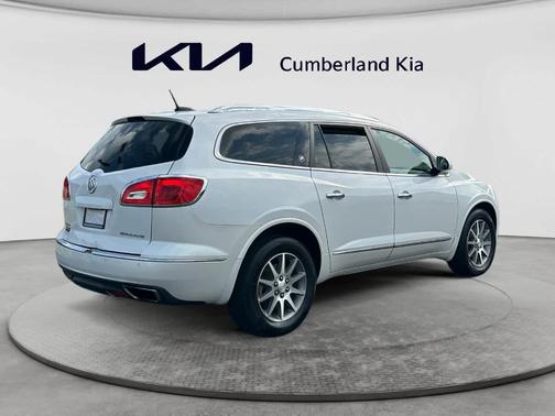 White Frost Tri-Coat 2017 Buick Enclave Leather