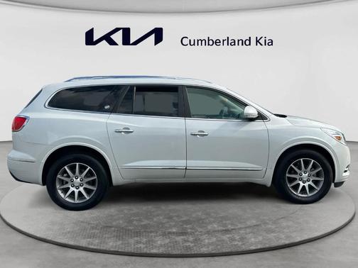 White Frost Tri-Coat 2017 Buick Enclave Leather